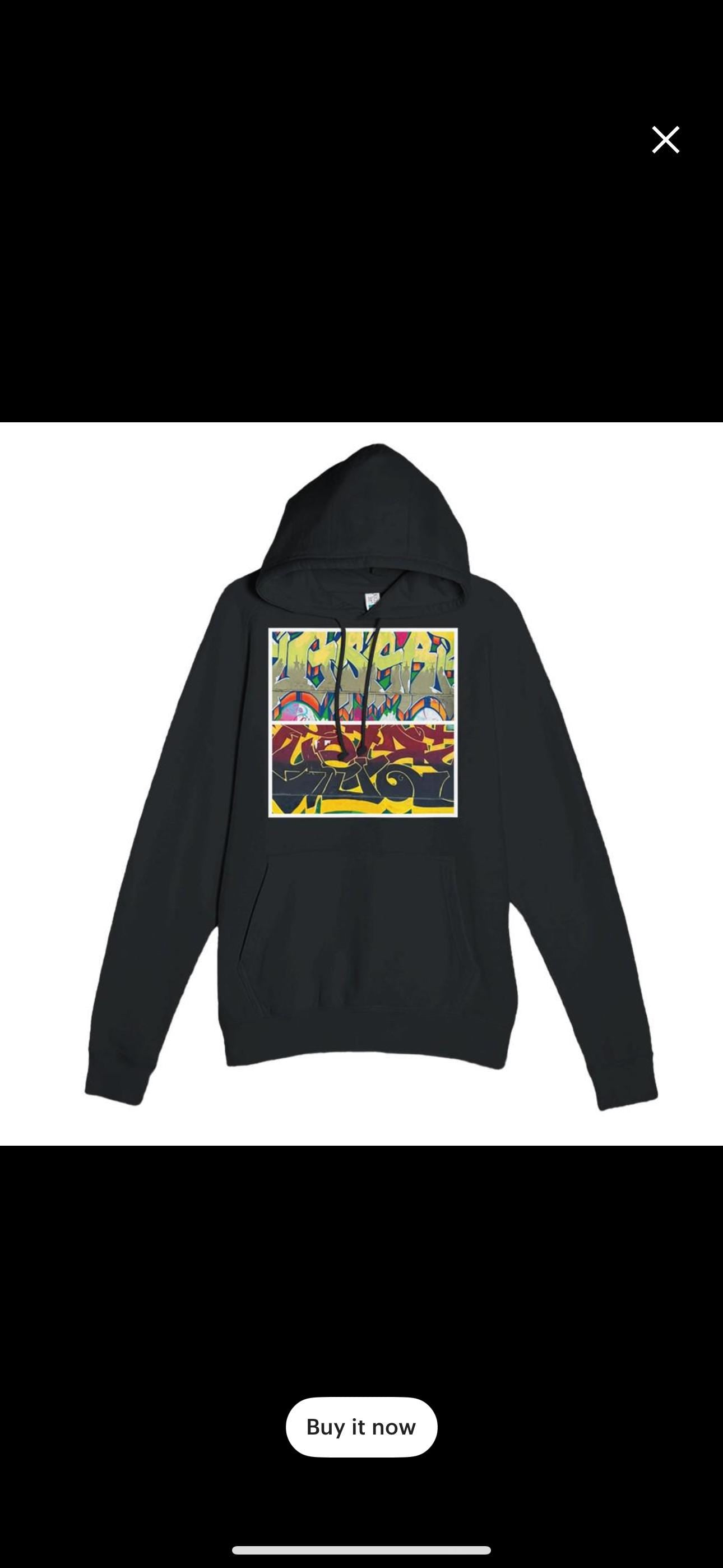 Graffiti Art Hoodie Street Style Pullover
