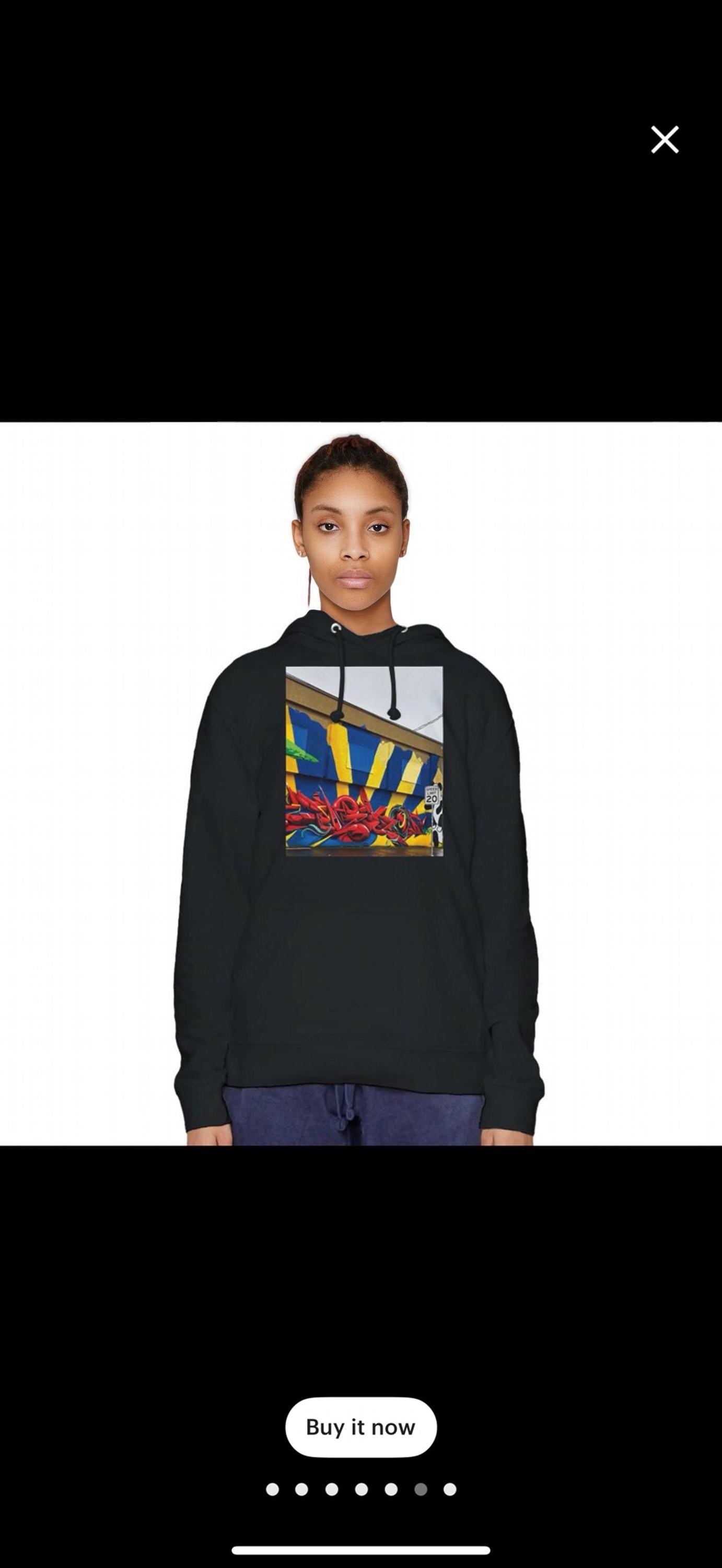 Cloudy Day Graffiti Hoodie Urban Style Cozy Comfort Durable Design Perfect Gift