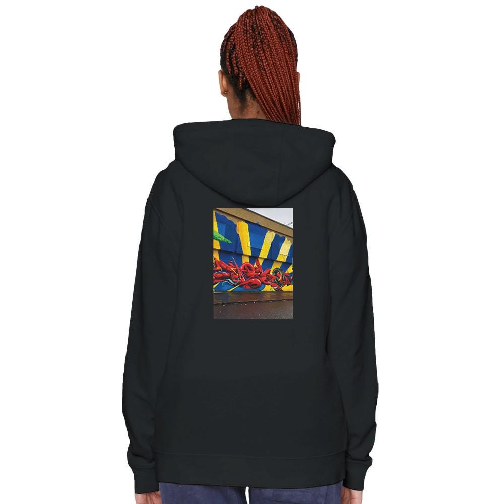 Cloudy Day Graffiti Hoodie Urban Style Cozy Comfort Durable Design Perfect Gift