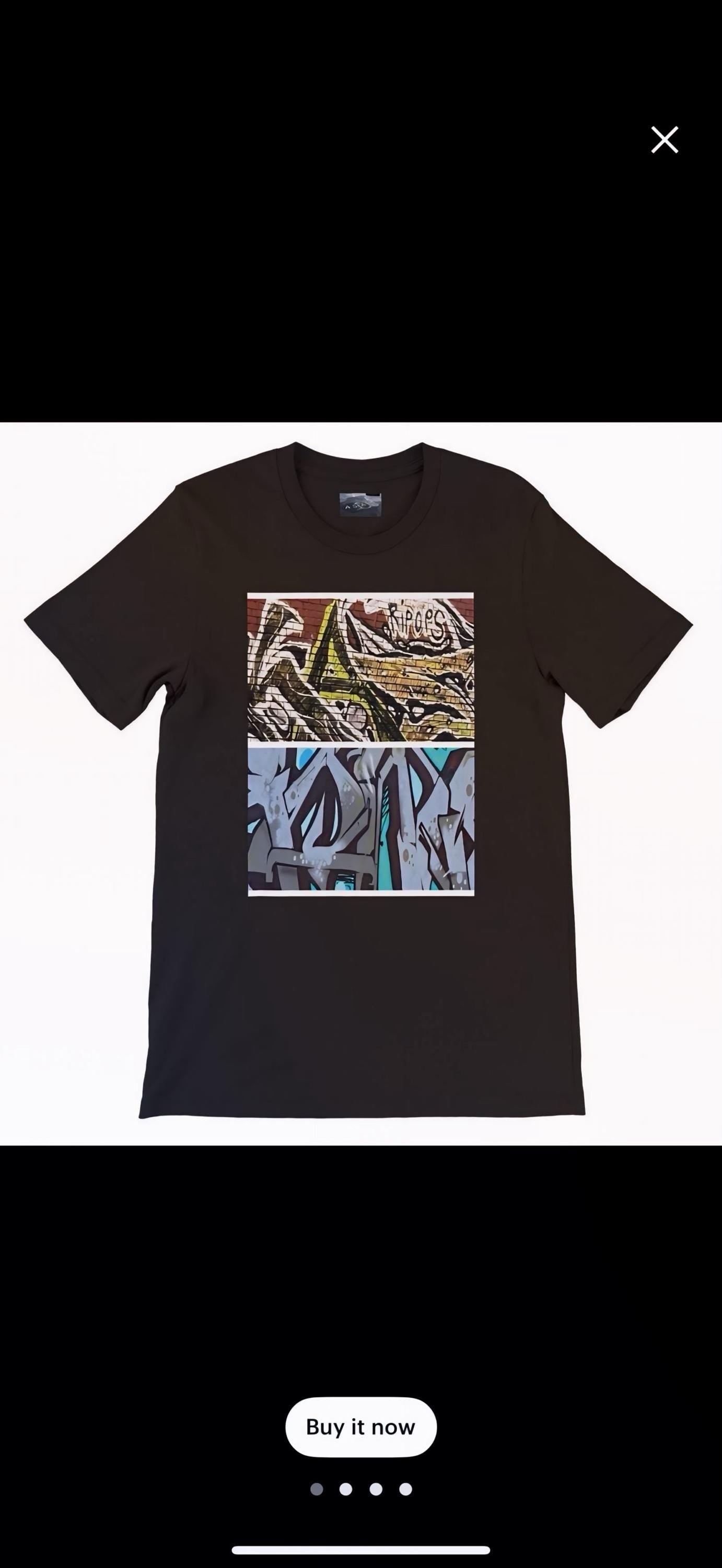 Graffiti Art Shirt Unique Urban Style Cotton Perfect Gift