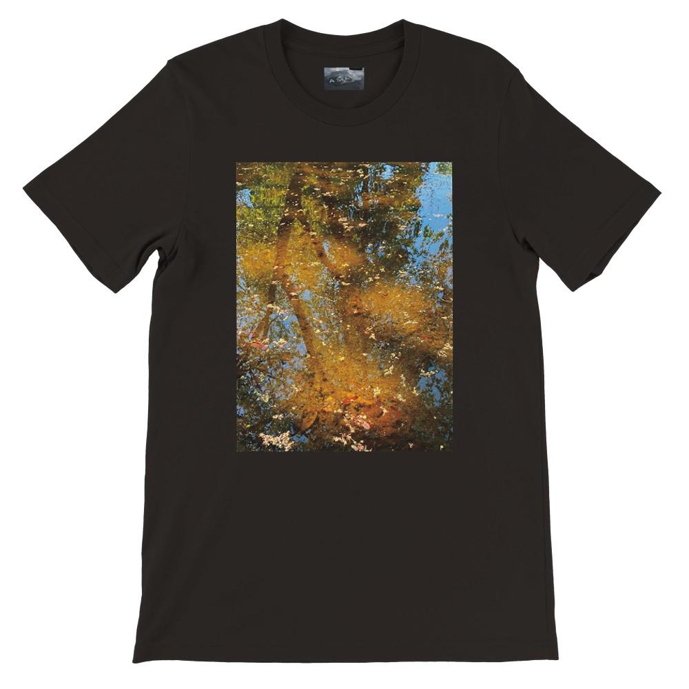 Clear Pond Shirt Cotton Tee Nature Lovers Eco Friendly Unisex Fit