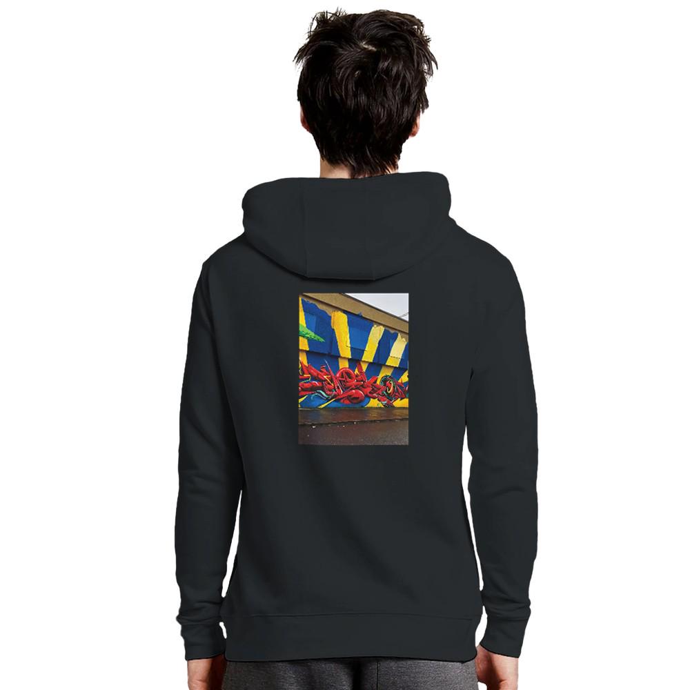 Cloudy Day Graffiti Hoodie Urban Style Cozy Comfort Durable Design Perfect Gift