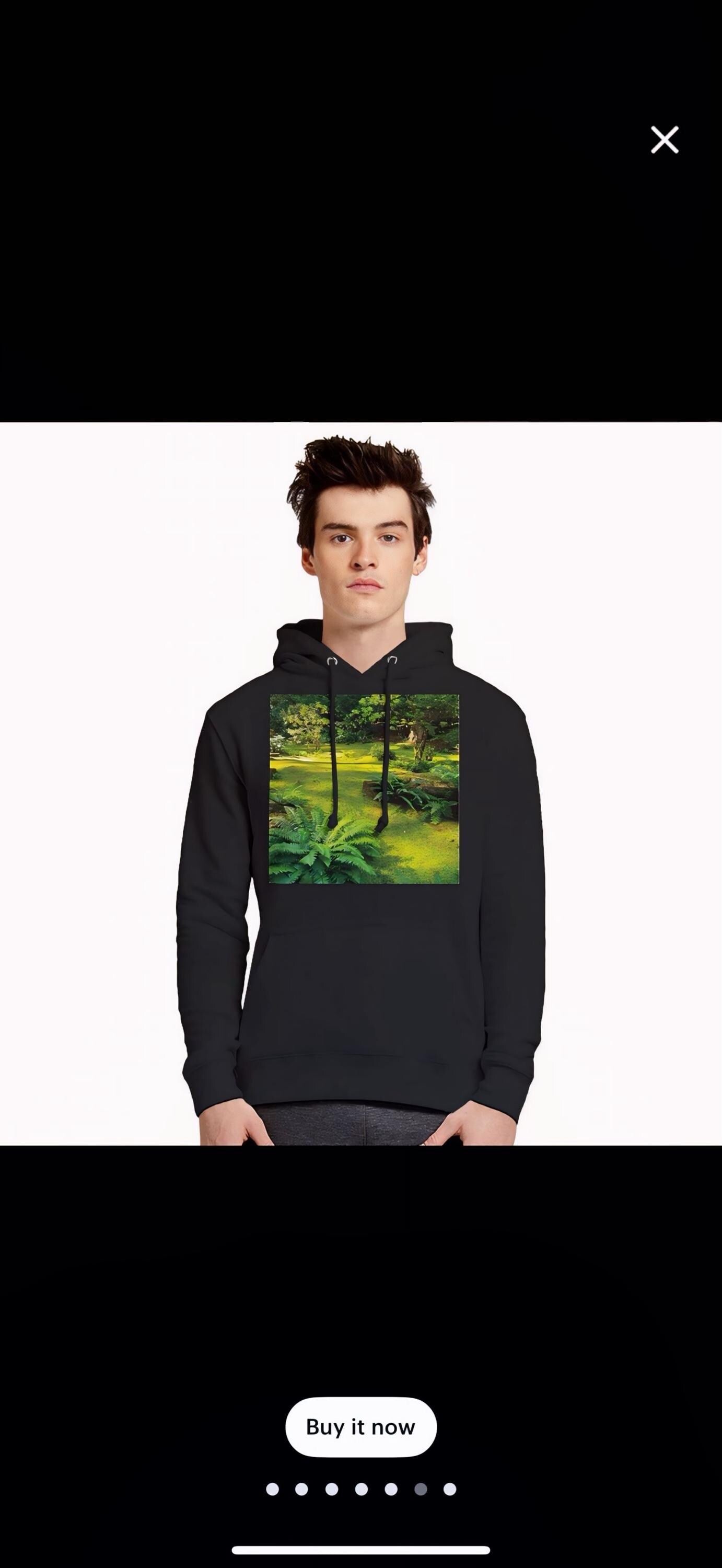 Forest Moss Green Hoodie Cozy Pullover