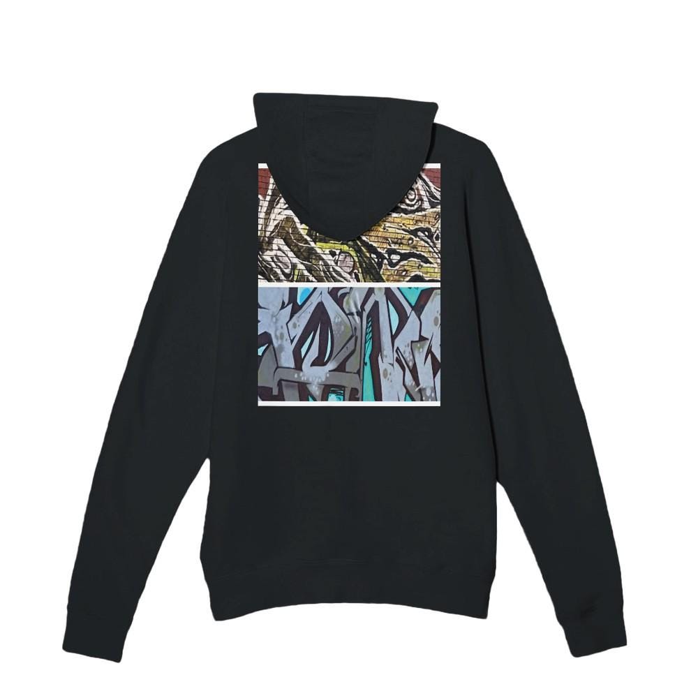 Graffiti Art Wall Hoodie Urban Streetwear Cool Art Gift