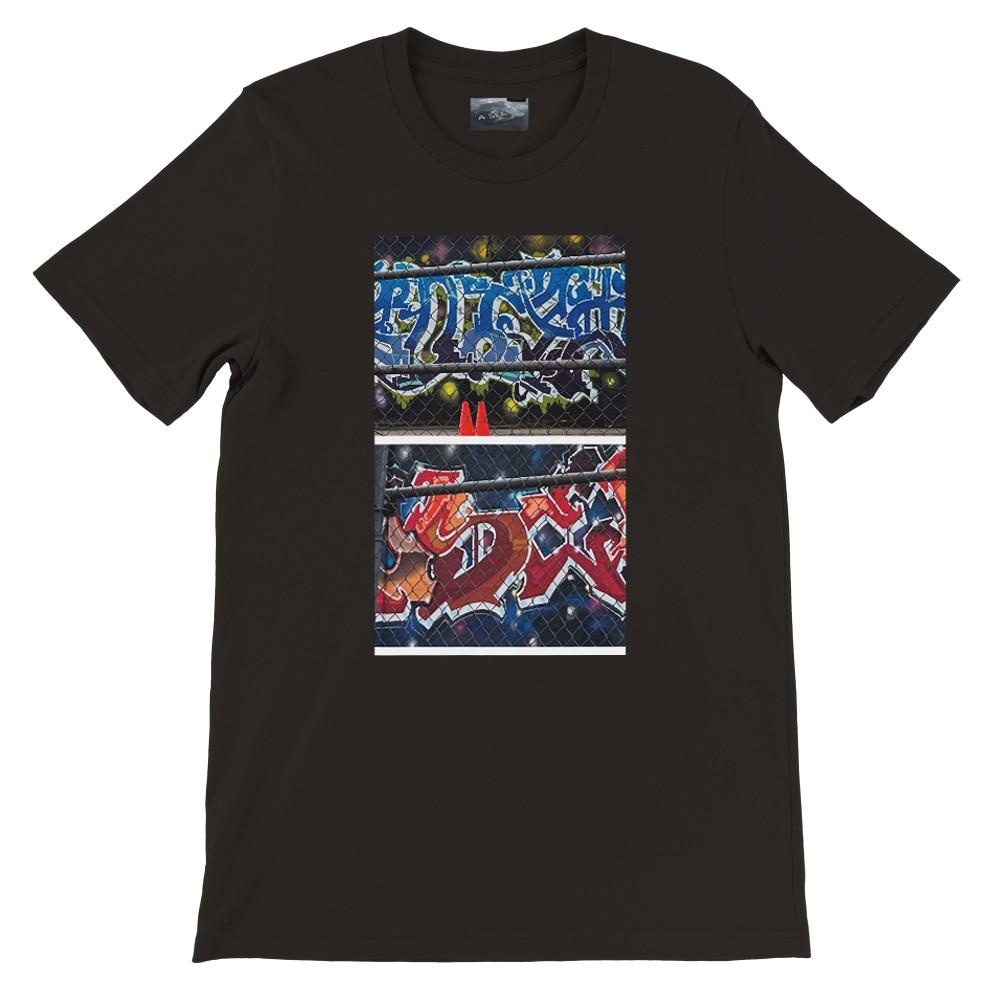 Vivid Art Graffiti Wall Shirt Soft Tee Eco Friendly Fashion