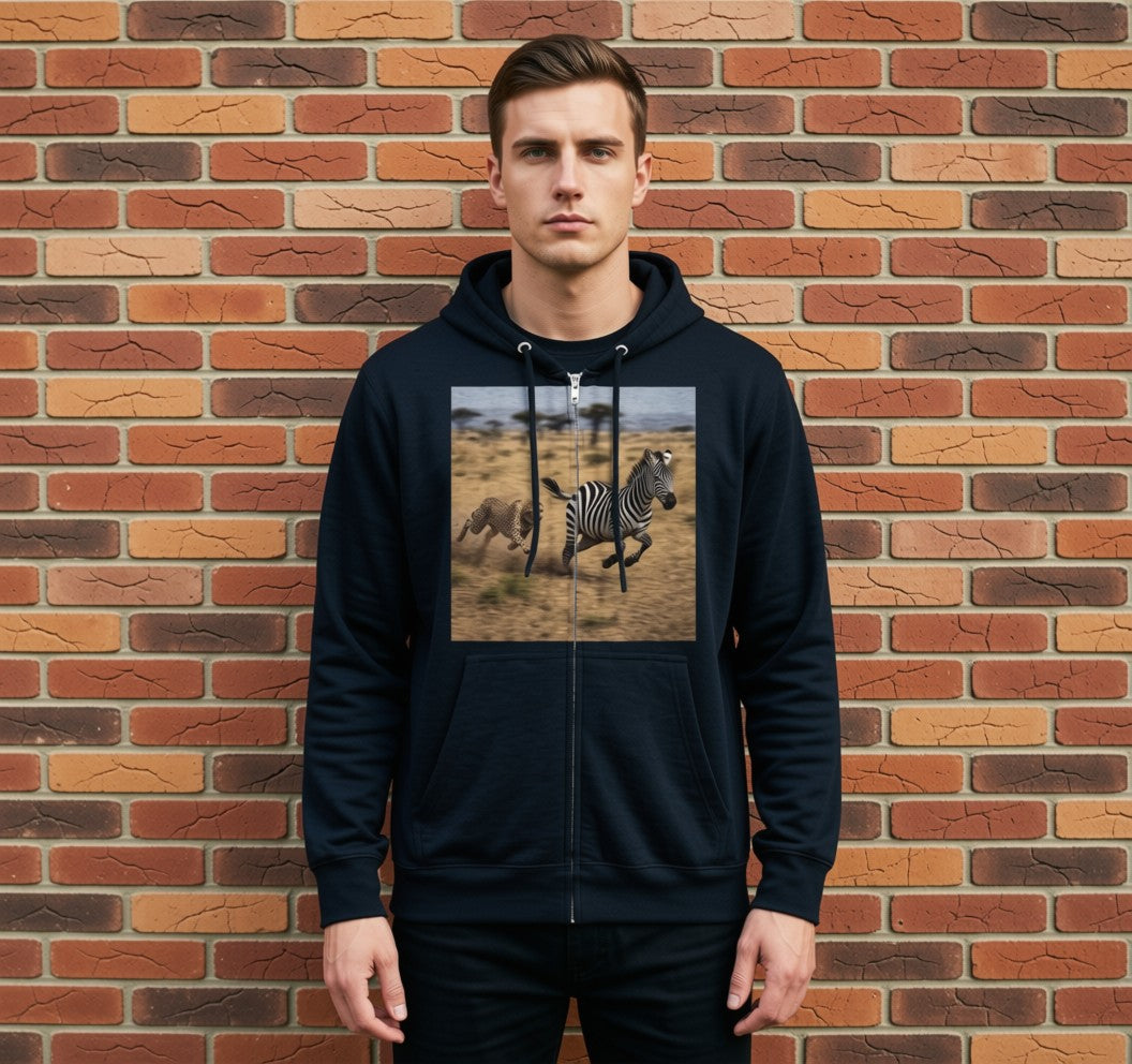 Cheetah Chase Hoodie Zip