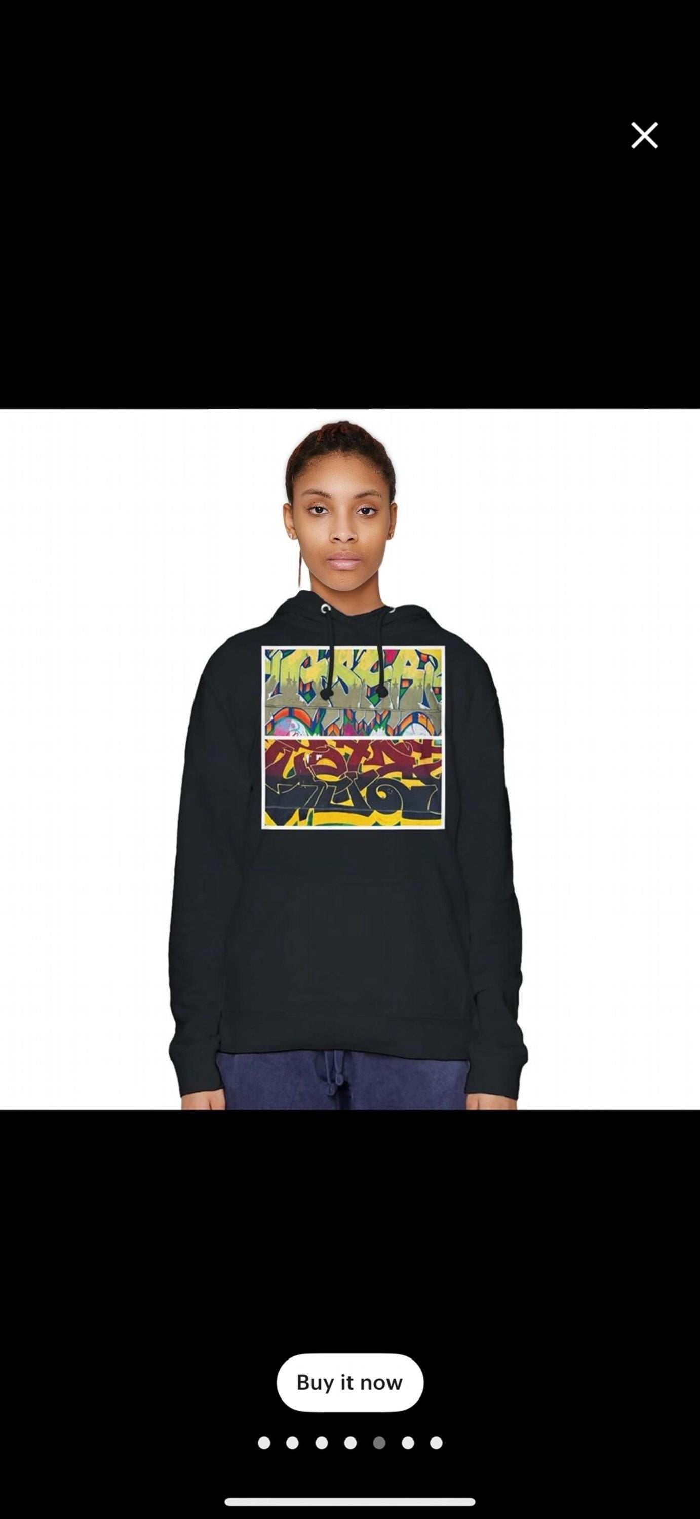 Graffiti Art Hoodie Street Style Pullover