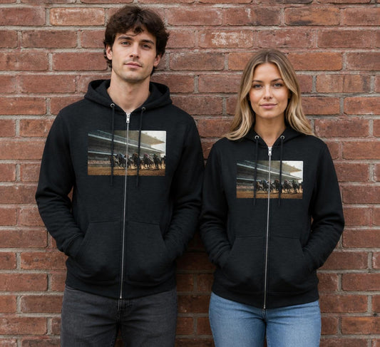 Horse Race Hoodie Zip