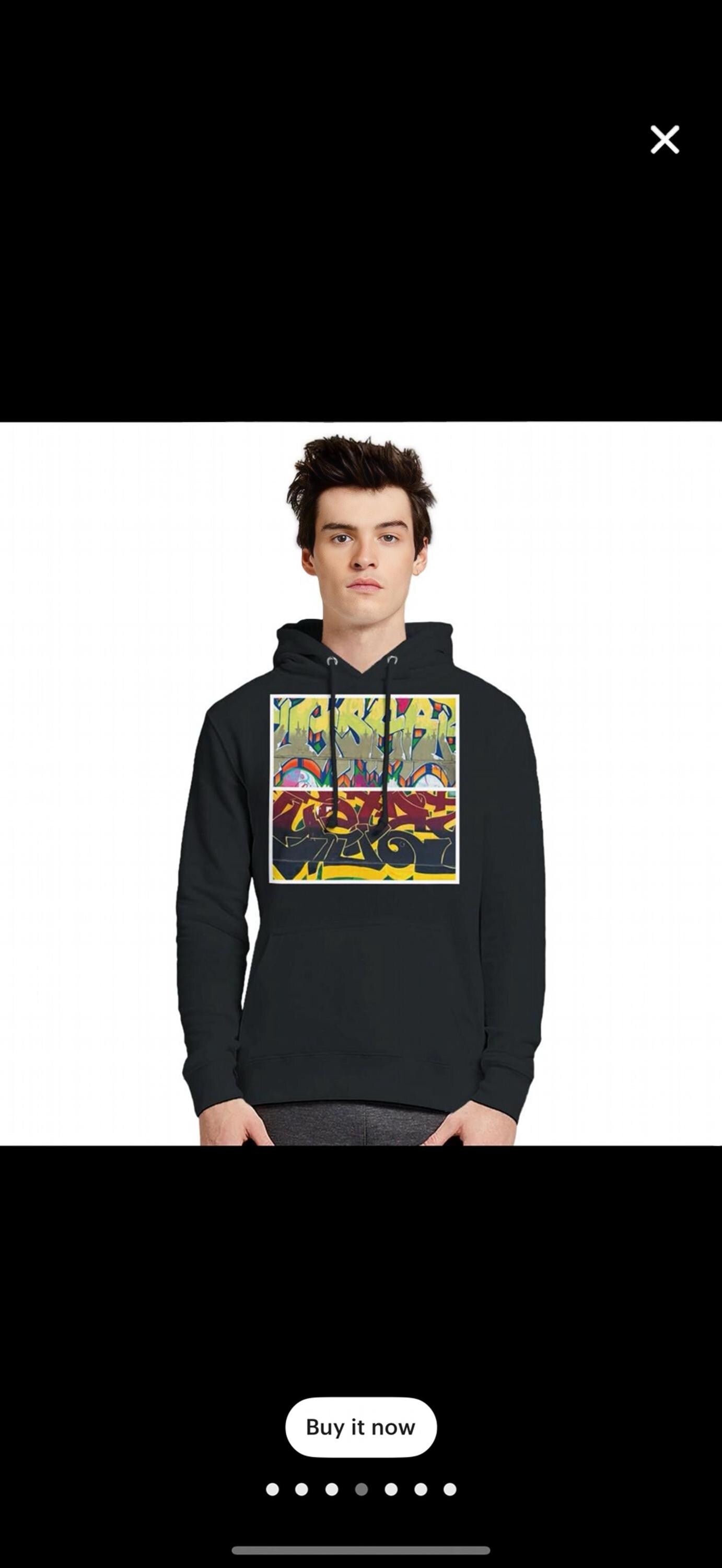 Graffiti Art Hoodie Street Style Pullover