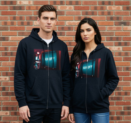 Retro TV Hoodie Zip