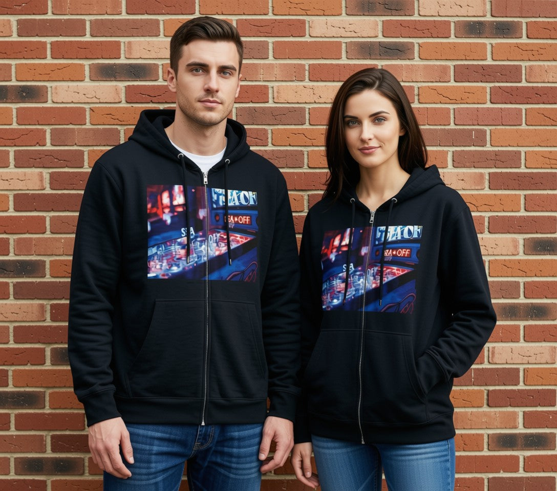 Pinball Hoodie Zip