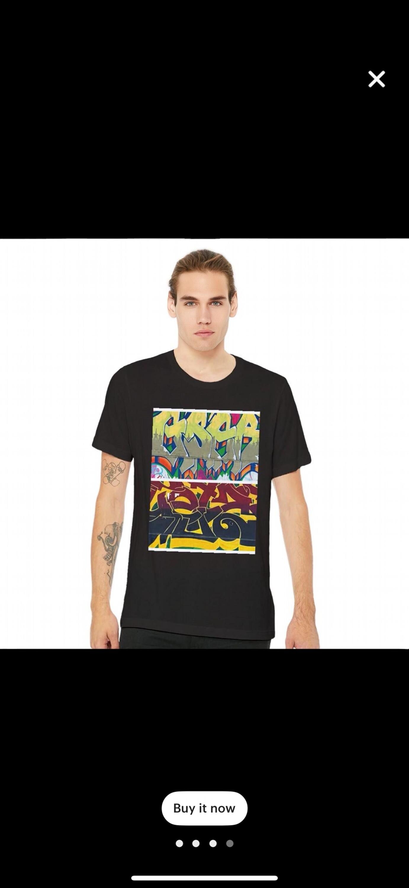 Vibrant Graffiti Art Shirt Eco Friendly Style PNW 1