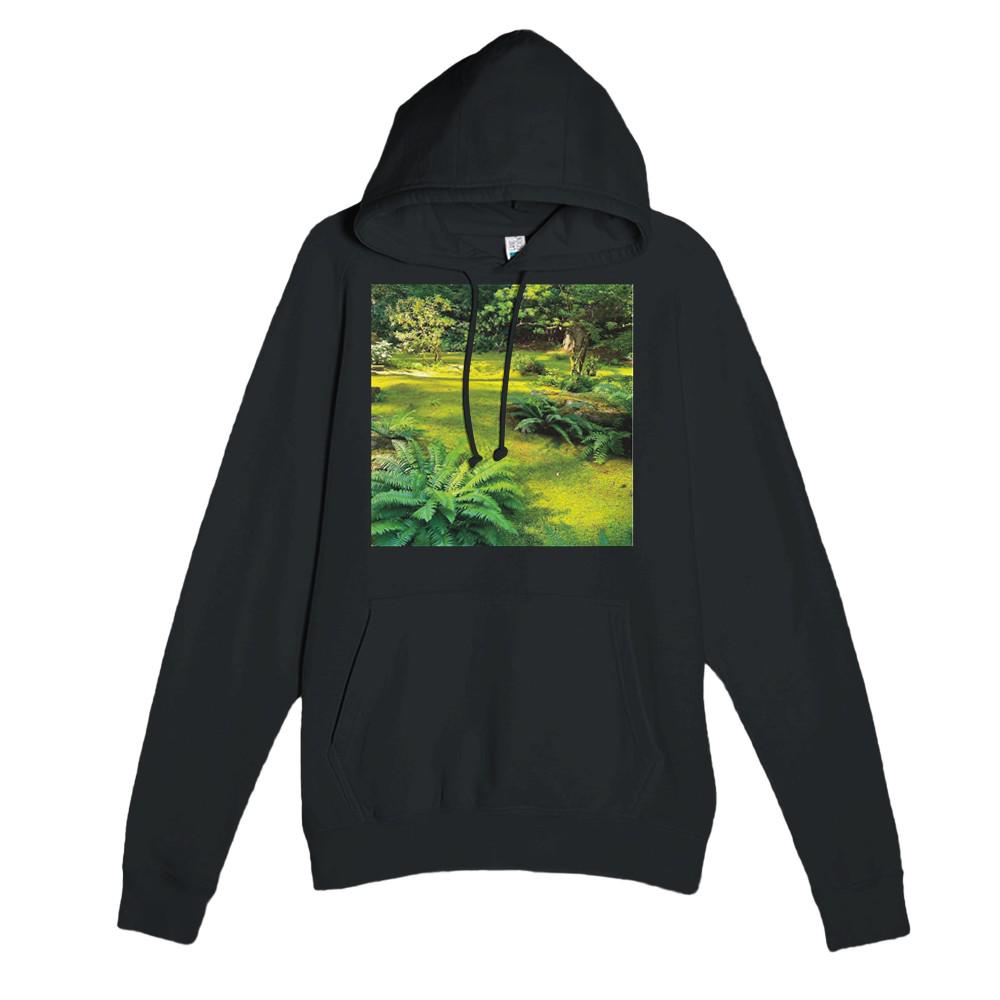 Forest Moss Green Hoodie Cozy Pullover