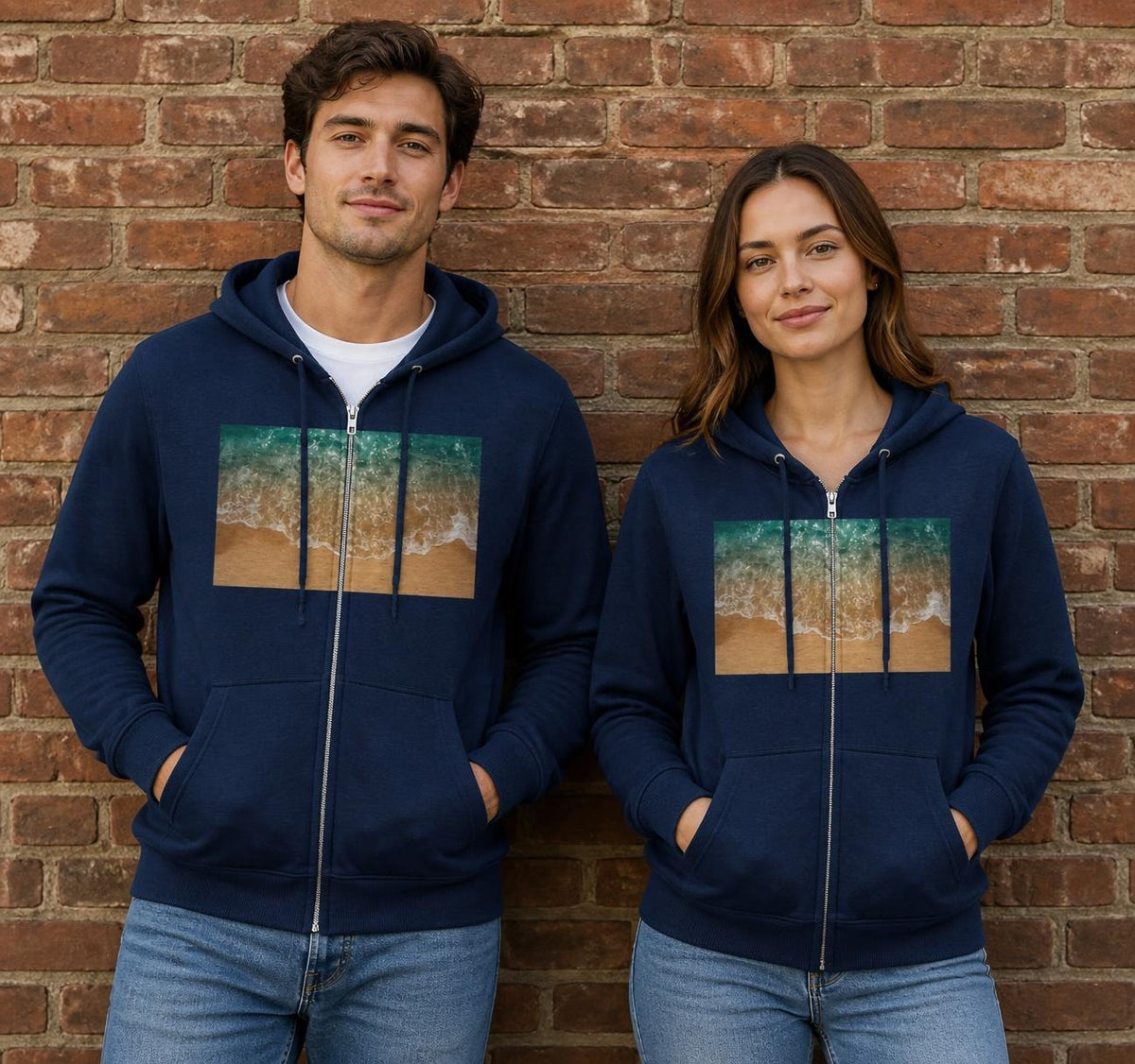 Beach Shore Hoodie Zip