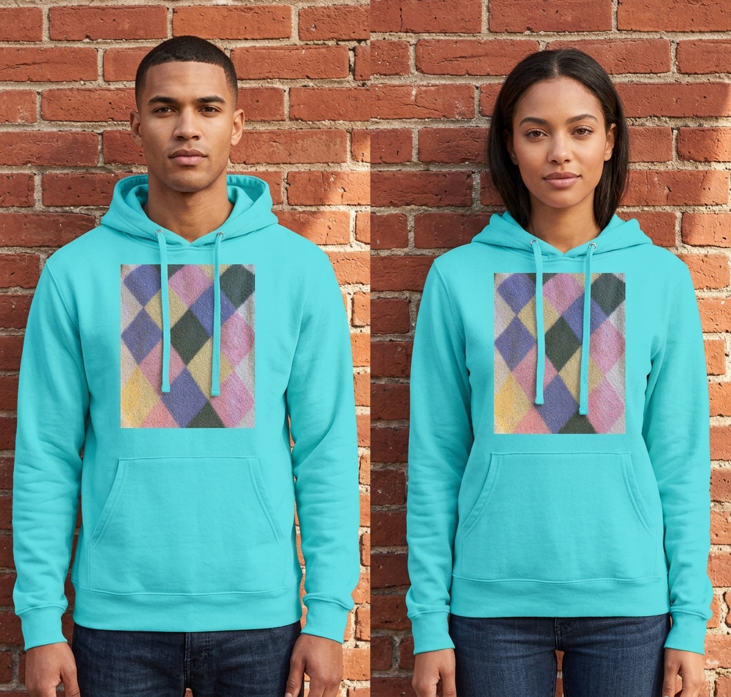 Argyle Pastel Hoodie