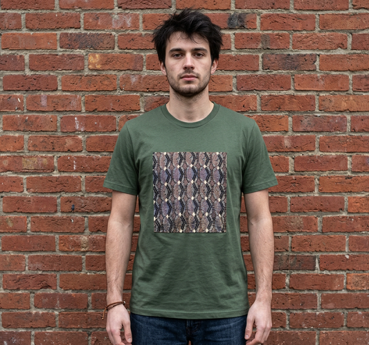 Brown Geometric Shirt
