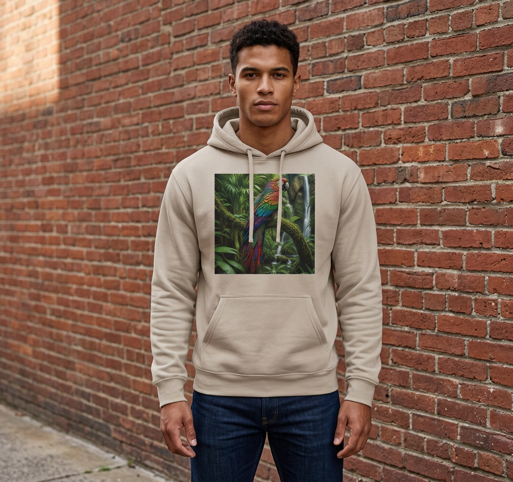 Jeweled Parrot Hoodie