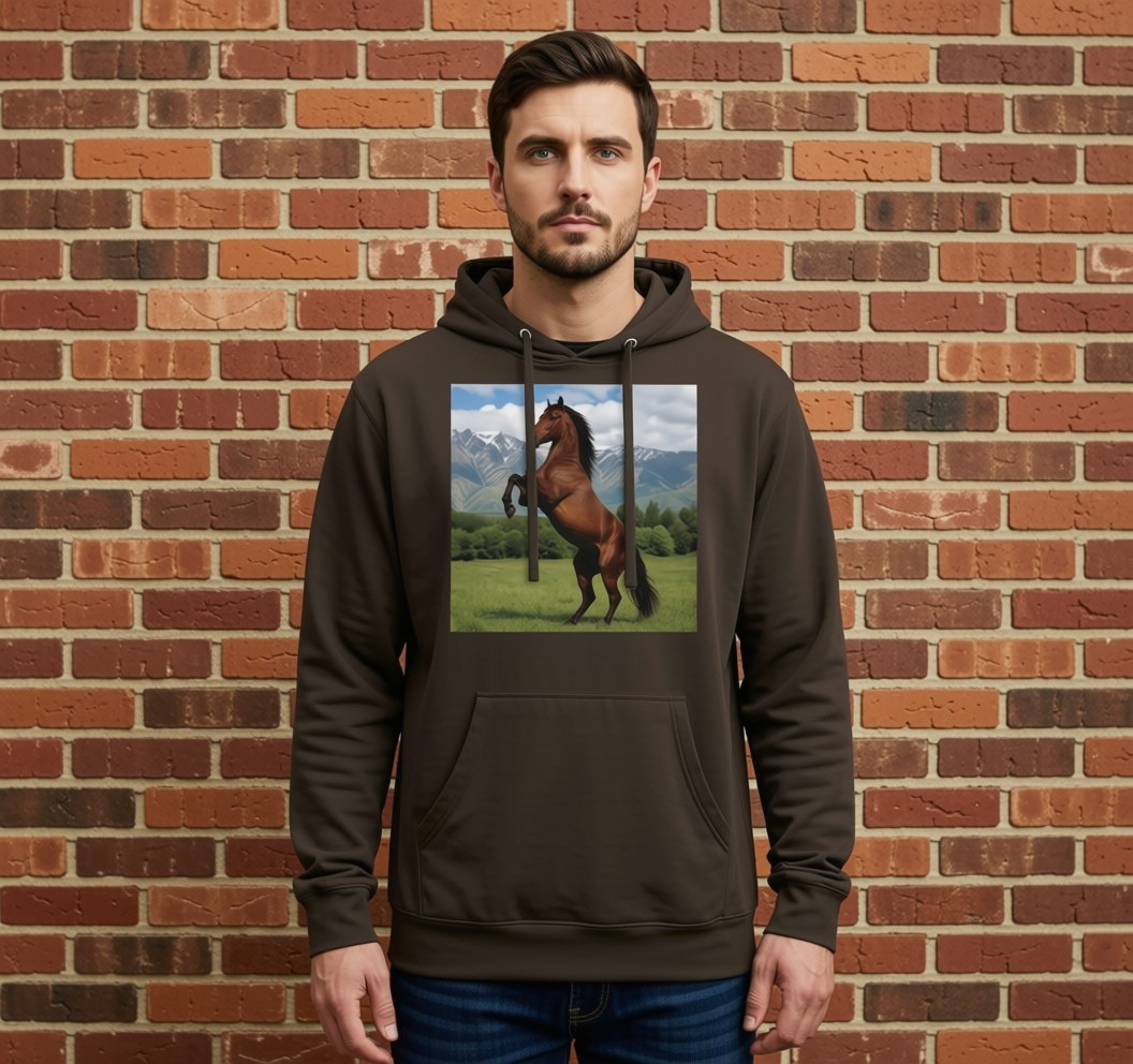 Wild Mustang Horse Hoodie