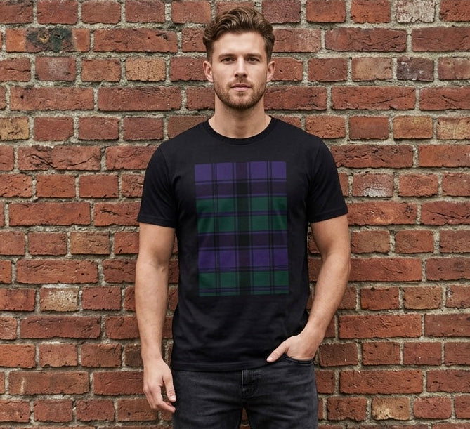 Green Purple Plaid Shirt