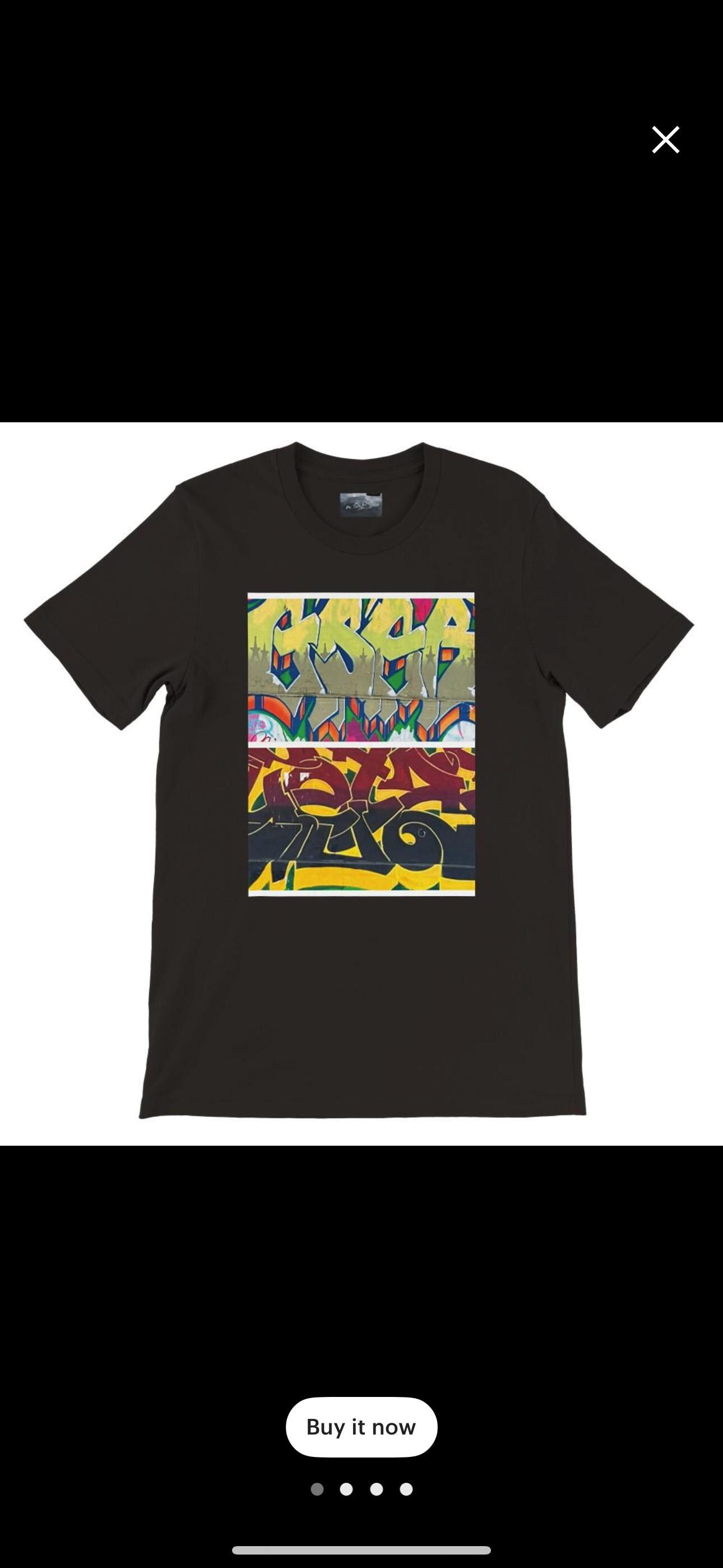 Vibrant Graffiti Art Shirt Eco Friendly Style PNW 1