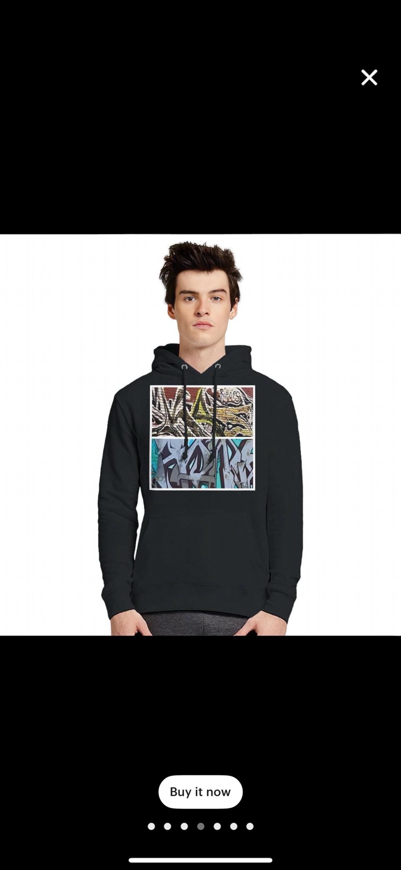 Graffiti Art Wall Hoodie Urban Streetwear Cool Art Gift