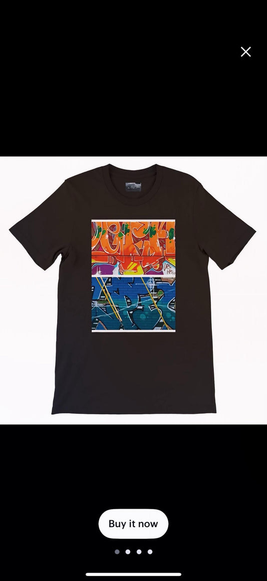 Vivid Graffiti Art T-Shirt Cotton Perfect Gift