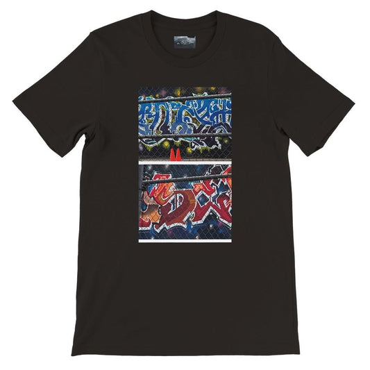 Vivid Art Graffiti Wall Shirt Soft Tee Eco Friendly Fashion
